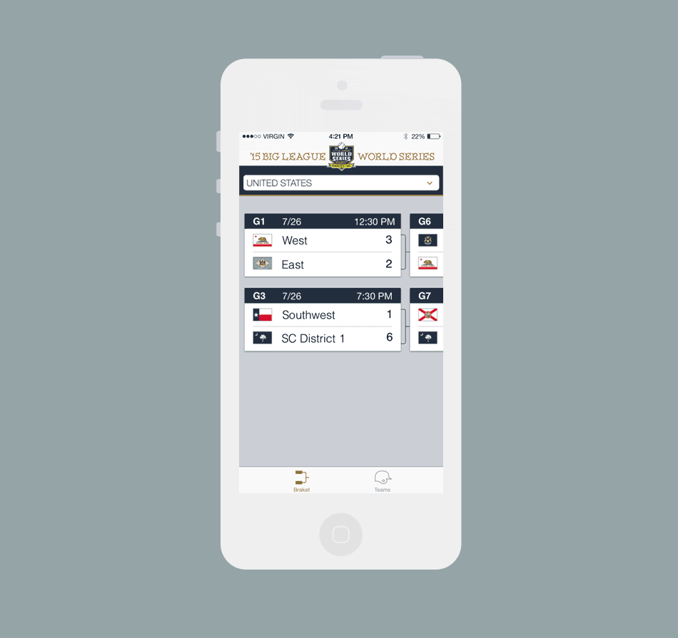 Big League World Series App Interaction