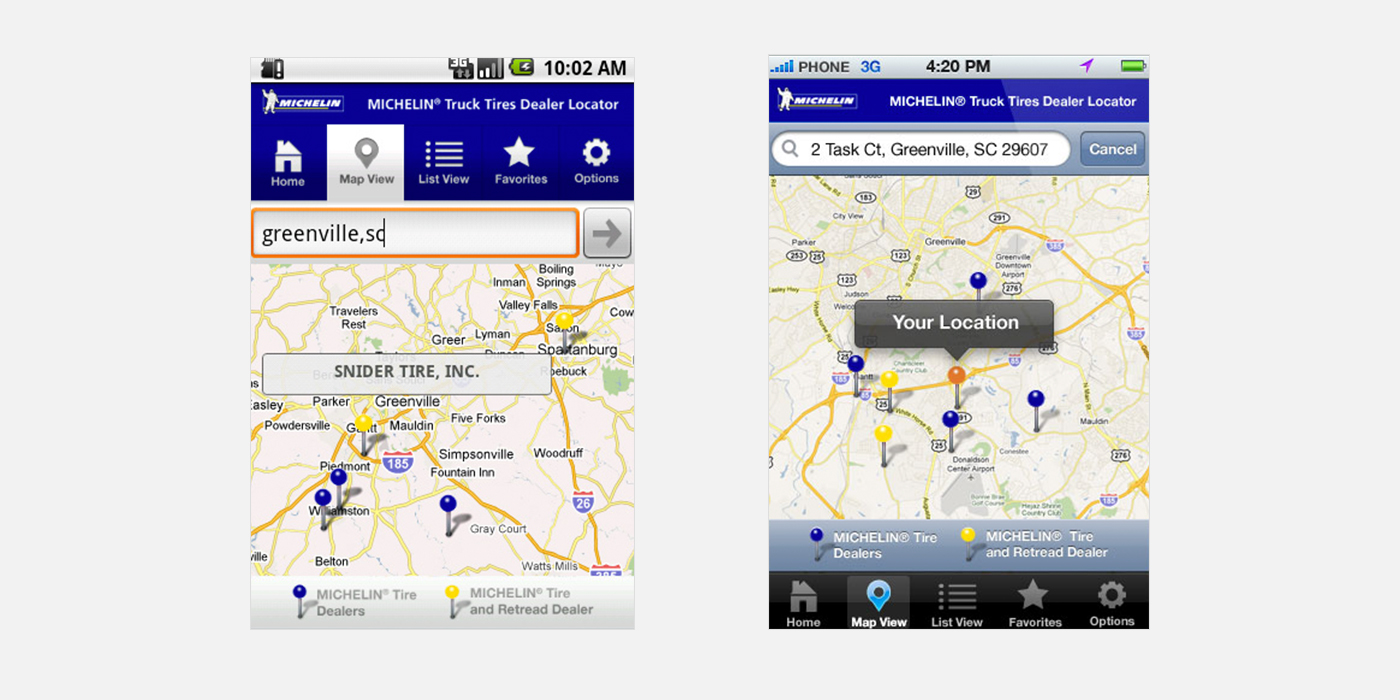 iOS app before redesign